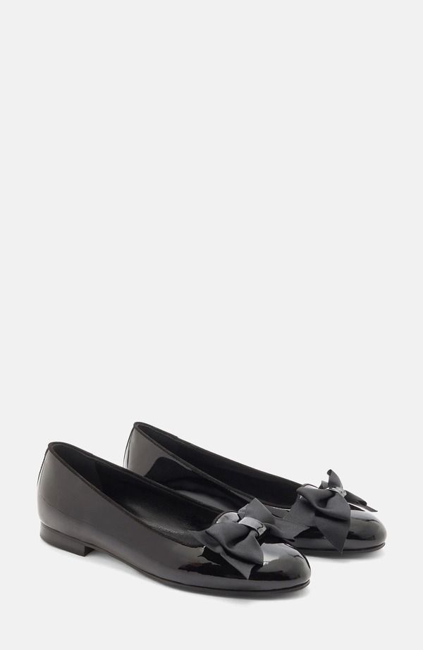 スカロッソ レディース シューズ パンプス SCAROSSO Cloe Ballerinas Black Patent ブラック