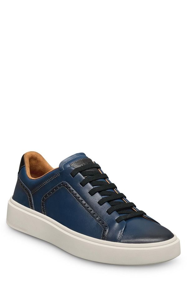 アレン エドモンズ メンズ シューズ スニーカー ブローグ Allen Edmonds Oliver Brogue Sneaker Navy ネイビー