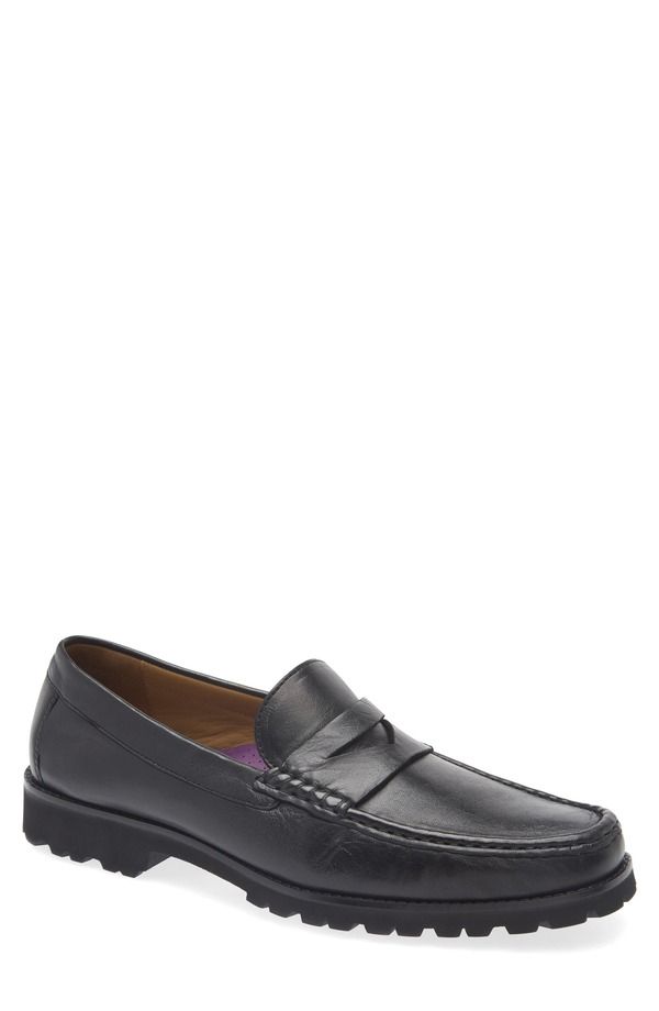 ロバート ツア メンズ シューズ ローファー Robert Zur Dillon Penny Loafer Black ブラック
