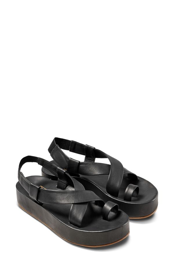 ビーク レディース シューズ サンダル プラットフォーム Beek Caracara Platform Slingback Sandal Black ブラック