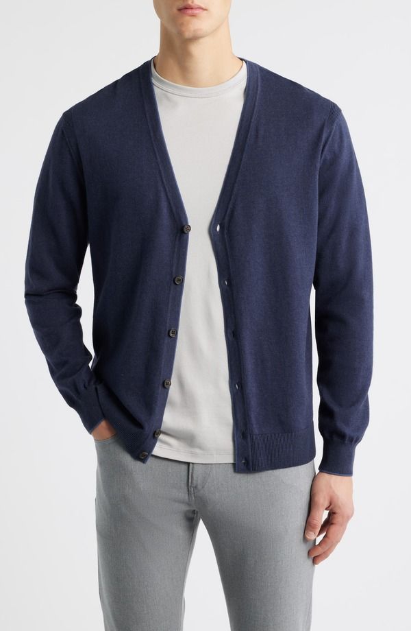 ジャックビクター メンズ アウター パーカー・スウェット コットン カーディガン Jack Victor Charleston Cotton Cashmere Cardiganavy ネイビー 70,800円