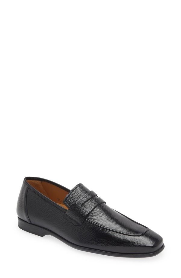 メズラン メンズ シューズ ローファー Mezlan Deer Penny Loafer Black ブラック