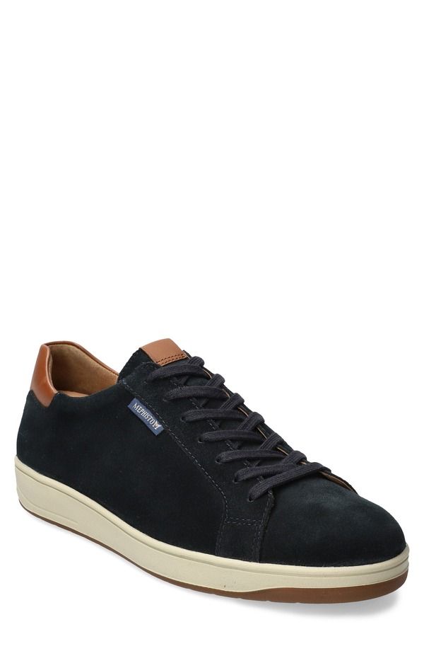 メフィスト メンズ シューズ スニーカー Mephisto Hasko Low Top Sneaker Blue3655135