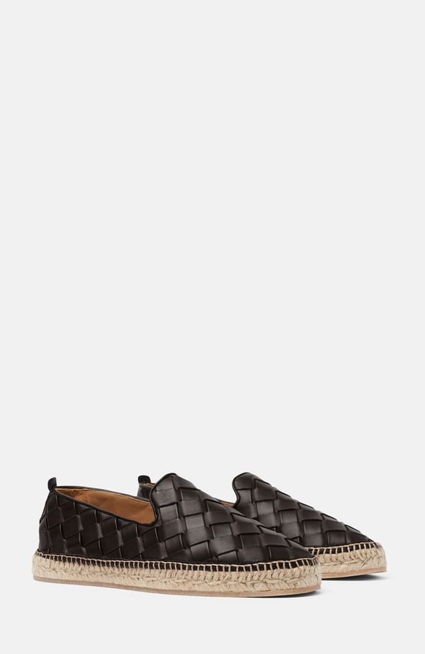 スカロッソ メンズ シューズ スリッポン・ローファー SCAROSSO Martin Espadrilles Dark Brown Calf ブラウン