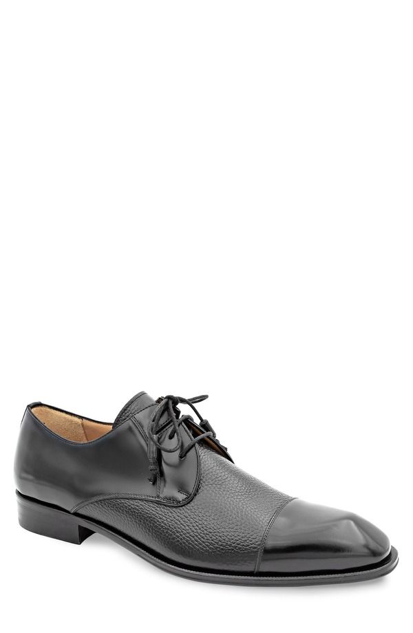 メズラン メンズ シューズ ダービー キャップ ケープ Mezlan Capello Cap Toe Derby Black ブラック