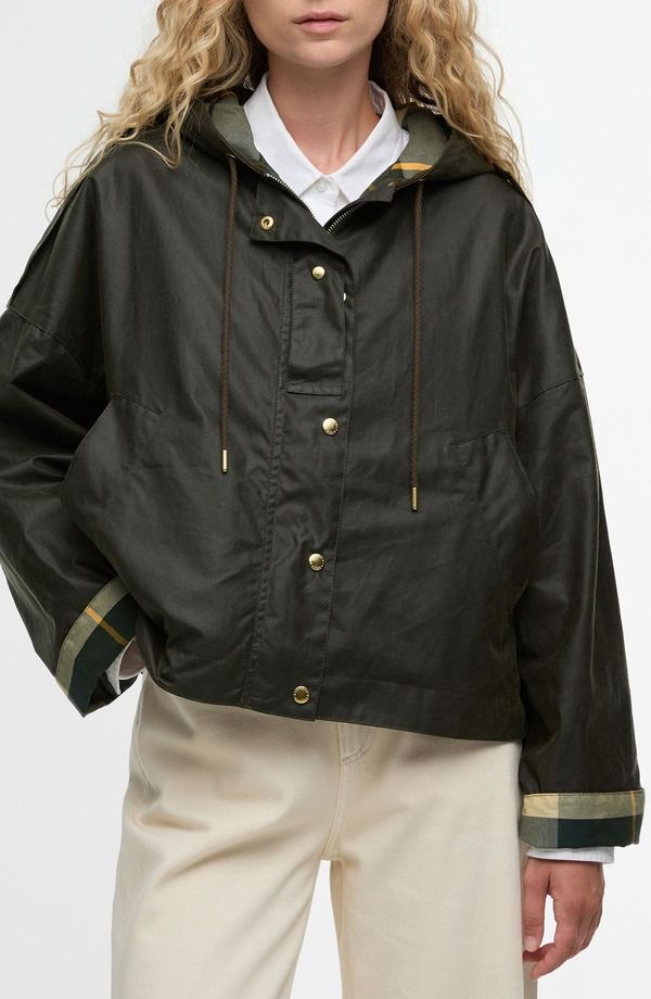 バブアー レディース アウター ジャケット・ブルゾン コットン Barbouryedale Waxed Cotton Jacket Archive Olive Ancientartan オリーブ 71,390円