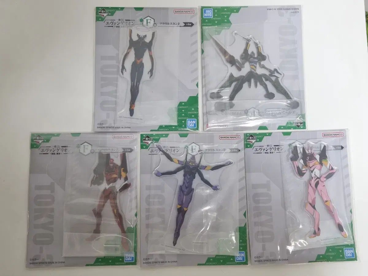 エヴァンゲリオン 一番くじ Arcs アクリル スタンド 5種