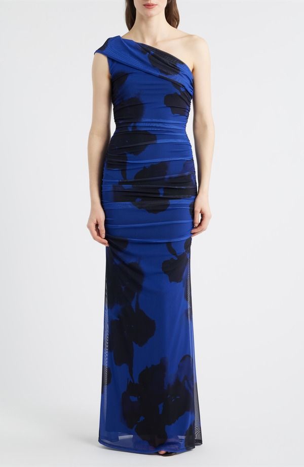 ブラックハロ レディース トップス ワンピース マキシ Black Halo Rosario Maxi Dress Inkstorm Blue ブルー