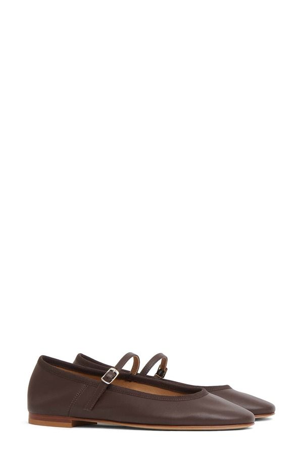 マンサーガブリエル レディース シューズ パンプス Mansur Gavriel Dance Mary Jane Flat Chocolate チョコレート