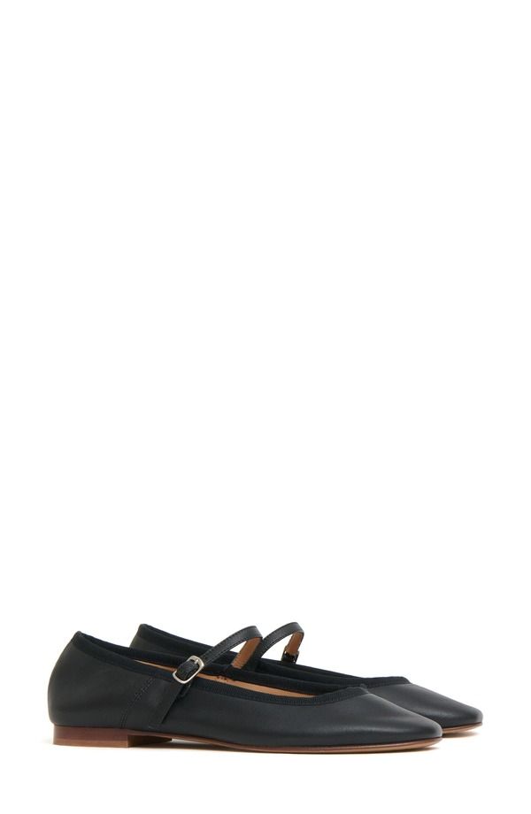 マンサーガブリエル レディース シューズ パンプス Mansur Gavriel Dance Mary Jane Flat Black ブラック