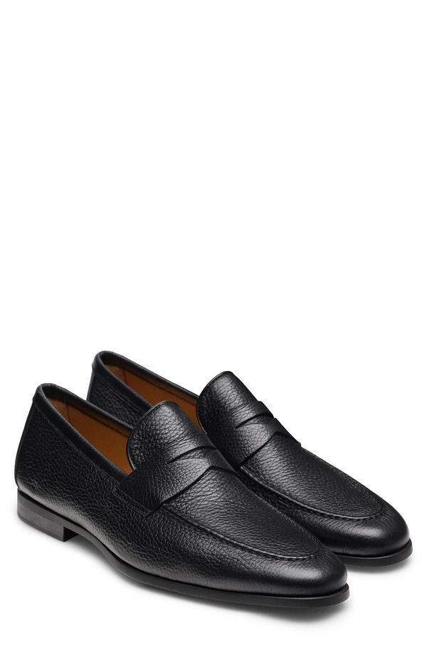 マグナーニ メンズ シューズ ローファー Magnanni Diezma II Penny Loafer Black ブラック