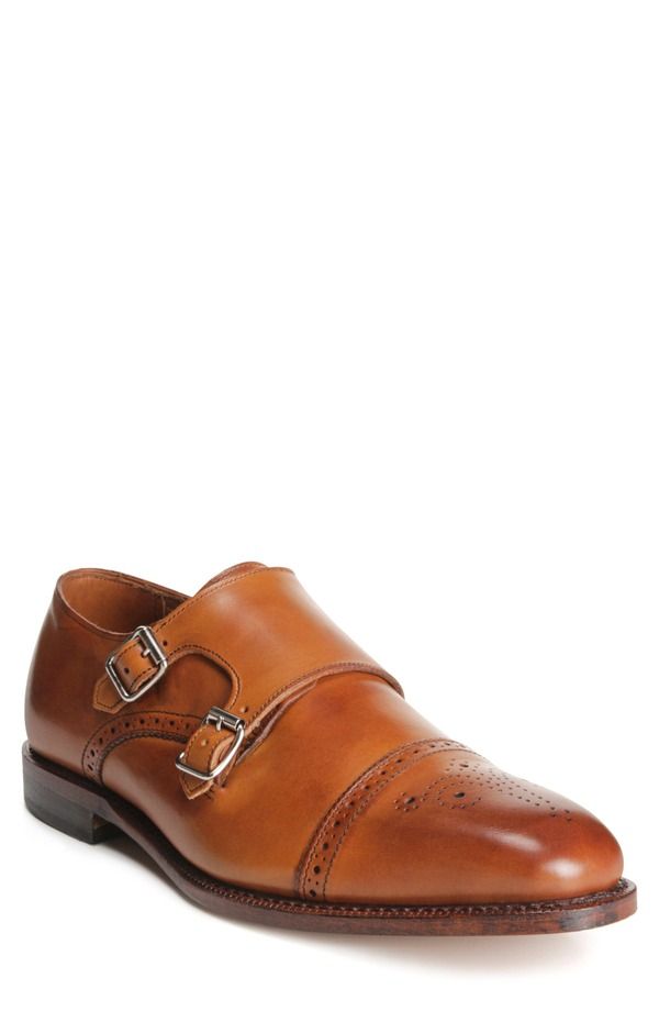 アレン エドモンズ メンズ シューズ モンクストラップ モンク Allen Edmondst Johns Double Monk Strap Shoe Walnut