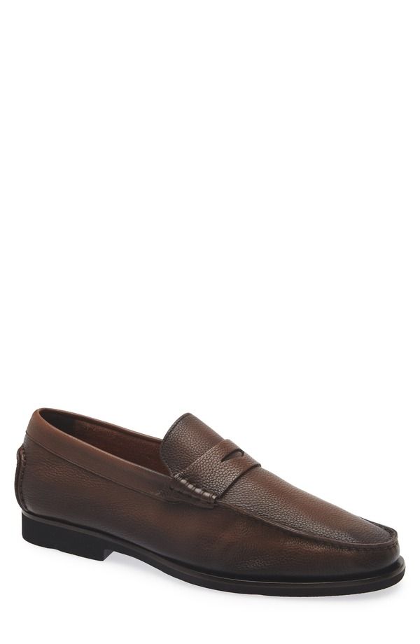 サントーニ メンズ シューズ スリッポン・ローファー Santonikangia Penny Loafer Dark Brown ブラウン