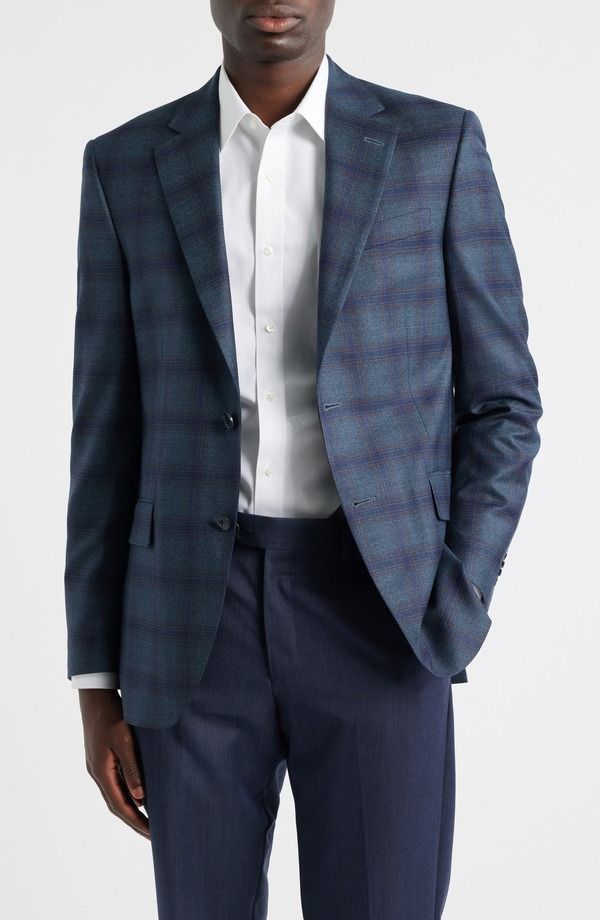 ピーター・ミラー メンズ アウター ジャケット・ブルゾン ウール コート Peter Millar Flynn Classic Fit Windowpane Check Wool Sport Coat Green グリーン