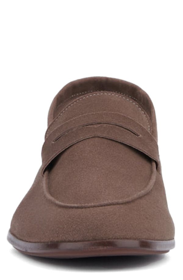 アクアタリア メンズ シューズ ローファー Aquatalia Jon Penny Loafer Taupe トープ