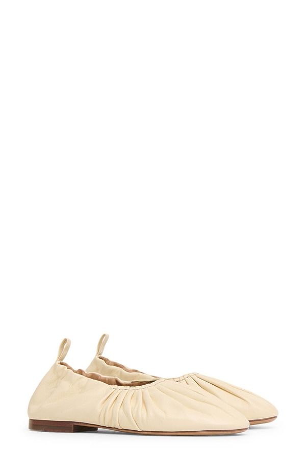 マンサーガブリエル レディース シューズ パンプス ギャザー Mansur Gavriel Ruched Ballerina Flat Jasmine