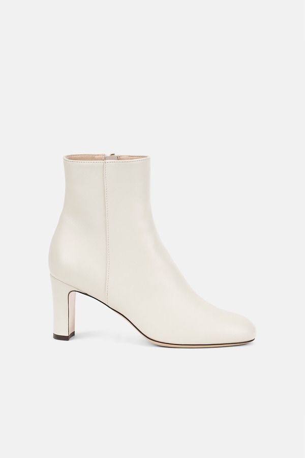 エージーエル レディース シューズ ブーツ・レインブーツ アンクル ヒール AGL Ginny Bootie Heeled Ankle Boot Milky