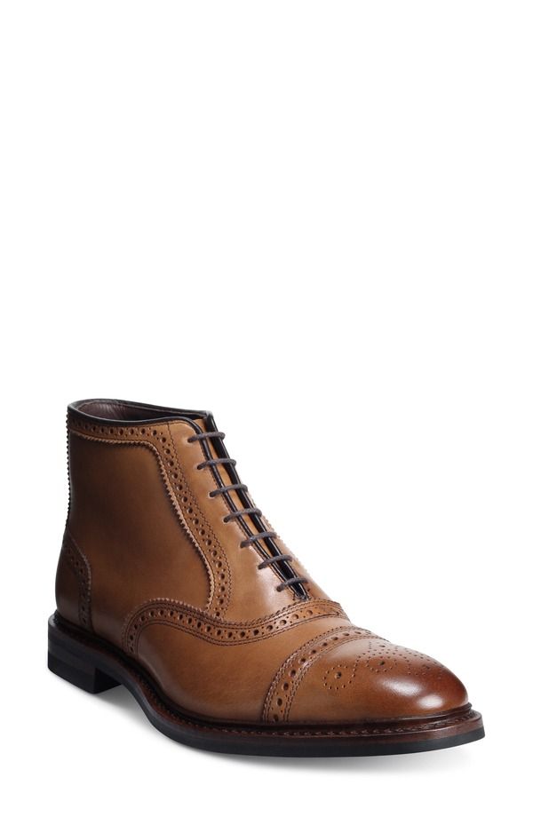 アレン エドモンズ メンズ シューズ ブーツ・レインブーツ ウィングチップ Allen Edmonds Hamilton Wingtip Waterproof Chukka Boot Walnut Leather