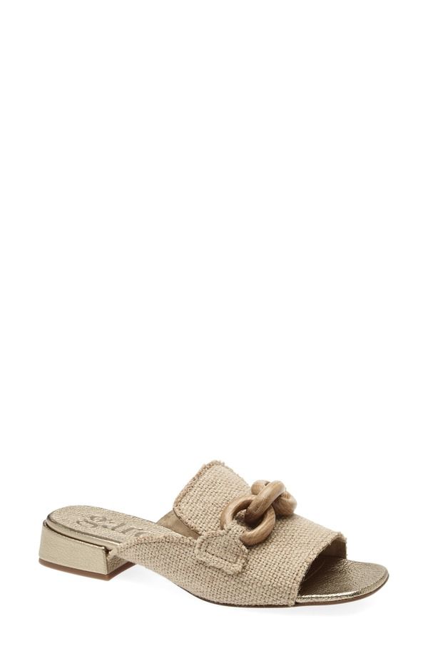ペドロガルシア レディース シューズ ヒール サンダル Pedro Garcia Enna Slide Sandal Natural BurlapOak