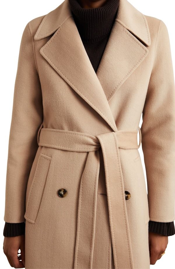 レイス レディース アウター ジャケット・ブルゾン ウール コート Reiss Rene Double Breasted Wool Blend Coat Neutral