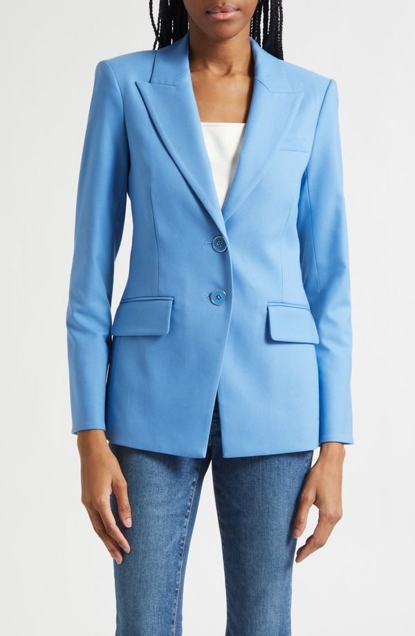 ヴェロニカ ベアード レディース アウター ジャケット・ブルゾン Veronica Beard Izara Dickey Jacket Blue Jasper ブルー