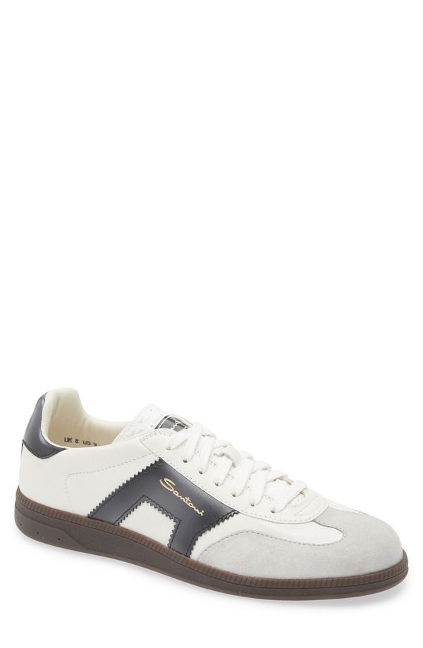 サントーニ メンズ シューズ スニーカー Santoni DBS Oly Sneaker White ホワイト