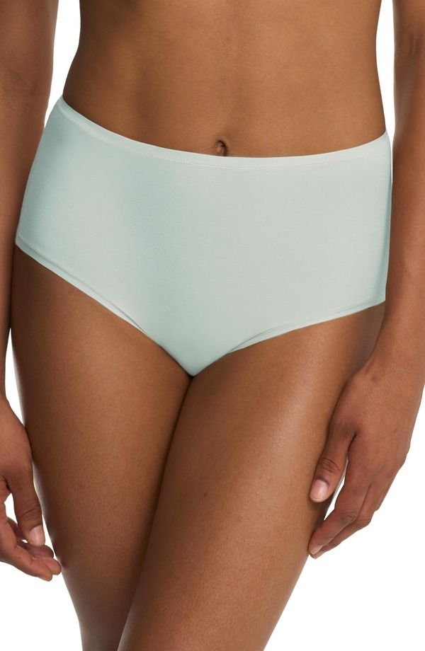 ナトリ レディース アンダーウェア パンツ ハイウエスト コットン Natori Bliss Bare Cotton High Waist Brief Cloud Green グリーン