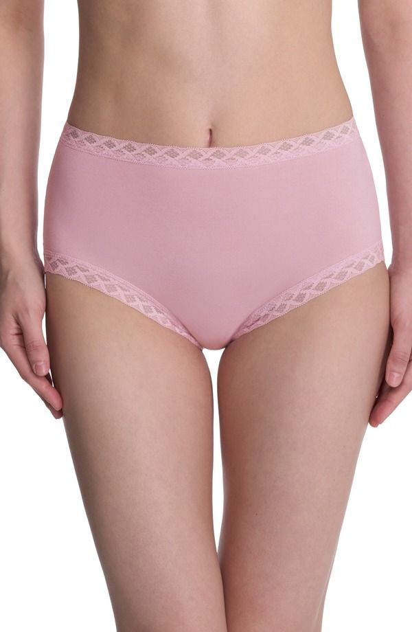 ナトリ レディース アンダーウェア パンツ コットン Natori Blisstretch Cotton Full Briefs Pink Velvet ピンク