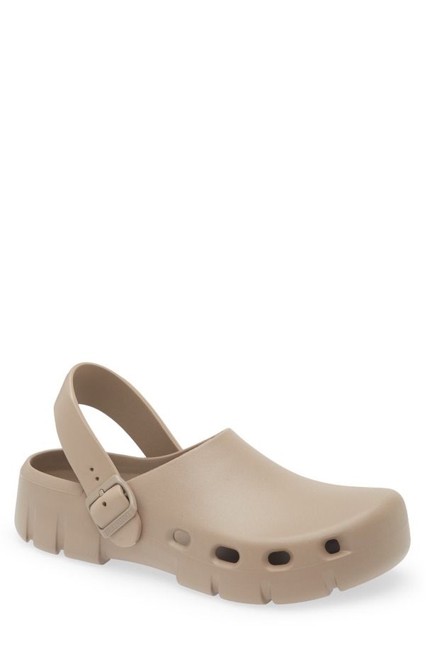 ビルケンシュトック メンズ シューズ スリッポン・ローファー Birkenstock Birki Flow Clogray Taupe グレー