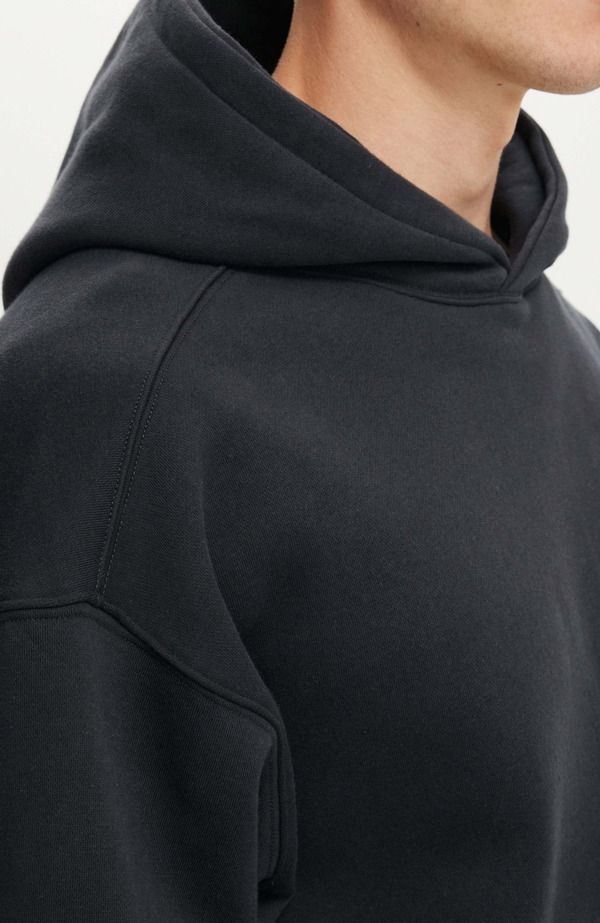 コットンオン メンズ アウター パーカー・スウェット Cotton Mens Box Fit Hoodie Washed Black ブラック コットンオン メンズ アウター パーカー・スウェット Cotton Mens Box Fit Hoodie Washed Black ブラック