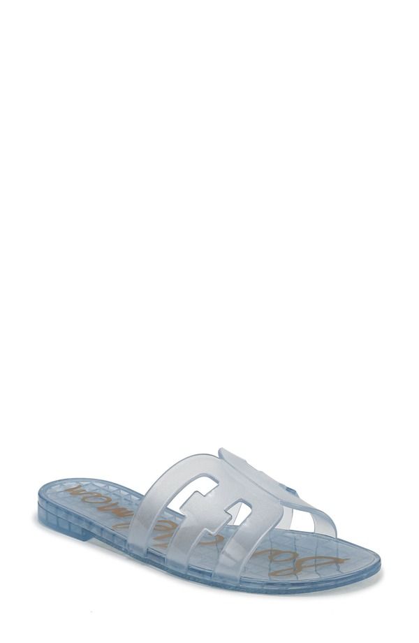 サムエデルマン レディース シューズ サンダル Sam Edelman Bay Jelly Slide Sandal Azure Blue ブルー