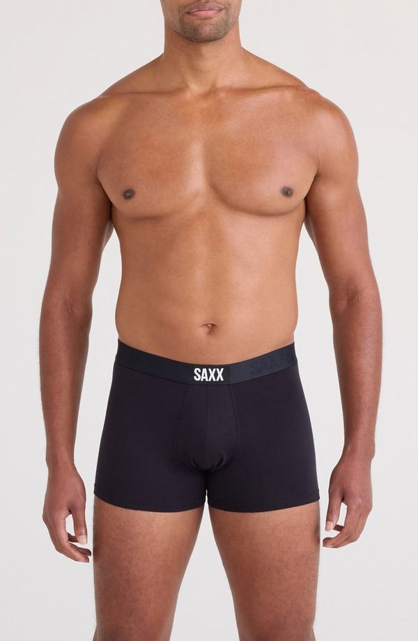 サックス メンズ アンダーウェア トランクス SAXX Assorted 2Pack Vibe Xtra Soft Comfortrunks Black Dark Grey Heather ブラック