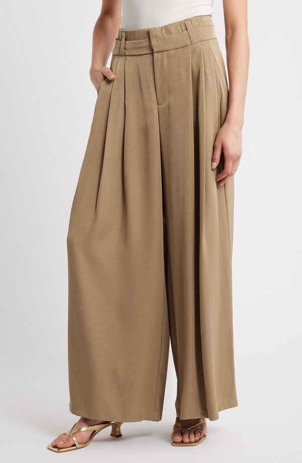 ウィットウィズダム レディース ボトムス レギンス パンツ Wit Wisdom Skyrise Tripleat Palazzo Pants Cinder