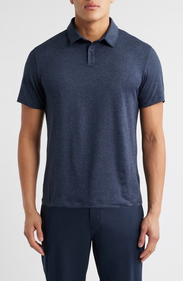 ゼラ メンズ トップス ポロシャツ Zella Dynamic Train Polo Navy Eclipse ネイビー