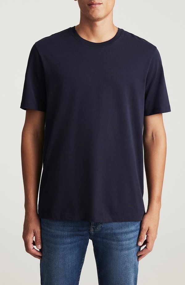 マーヴィ ジーンズ メンズ トップス Tシャツ クルーネック コットン Mavi Jeans Cotton Crewneck TShirt Baritone Blue ブルー