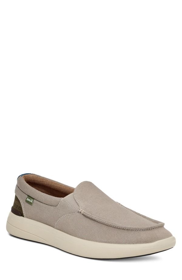サヌーク メンズ シューズ スリッポン・ローファー スニーカー Sanuk Happy Hour Lite Resort SlipOn Sneaker Beige ベージュ