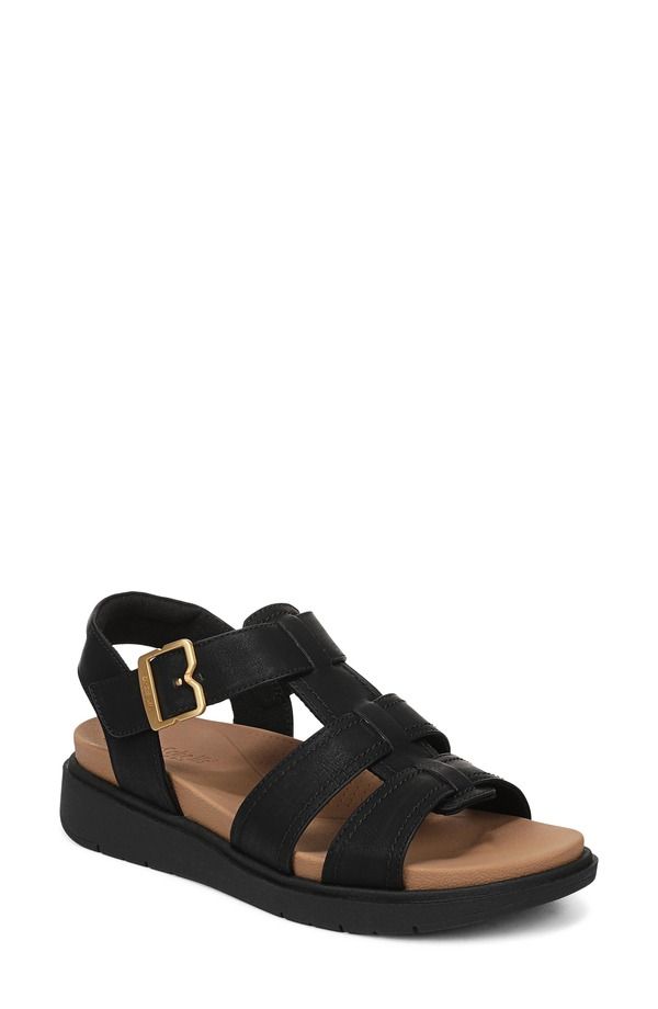 ドクター・ショール レディース シューズ ヒール プラットフォーム サンダル Dr Scholls Penny Fisherman Platform Sandal Black ブラック