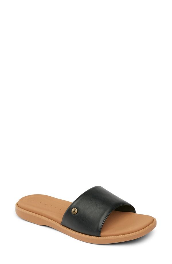 リーフ レディース シューズ サンダル Reef Cushion Sunny Slide Sandal Black Tan ブラック