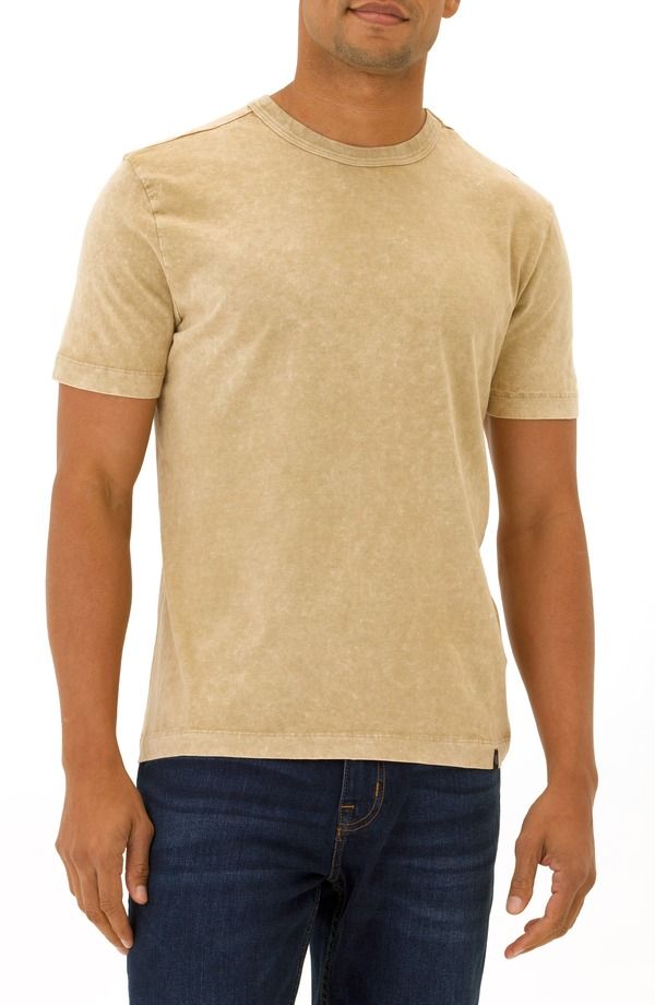 スレッズ・フォー・ソート メンズ トップス Tシャツ コットン Threads 4 Thought Shawn Mineral Wash Cotton TShirt Chai