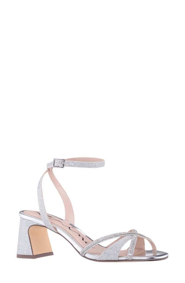 ニナ レディース シューズ ヒール サンダル アンクル Nina Brachankle Strap Sandal Silver シルバー