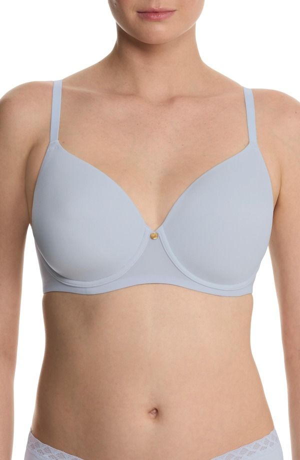 ナトリ レディース トップス Tシャツ Natori Cloud Comfort Back Smoothing TShirt Bra Frosted Sky