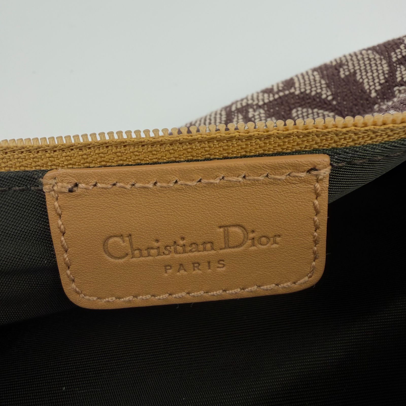 中古】Christian Dior クリスチャンディオール トロッター ポーチ 