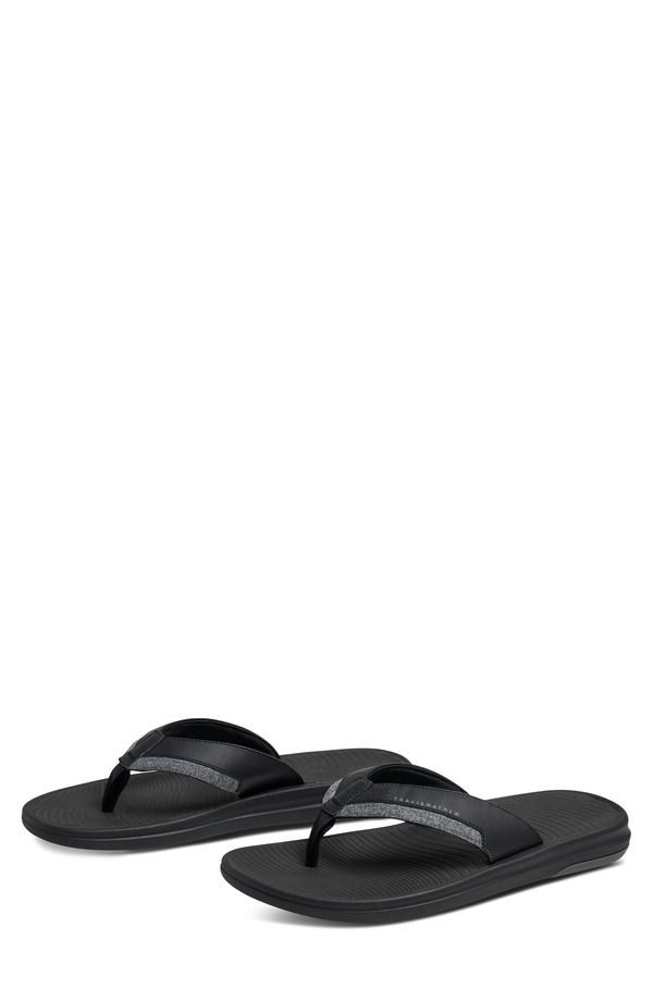 トラビスマヒュー メンズ シューズ サンダル TravisMathew The Daily Flip Flop Black ブラック