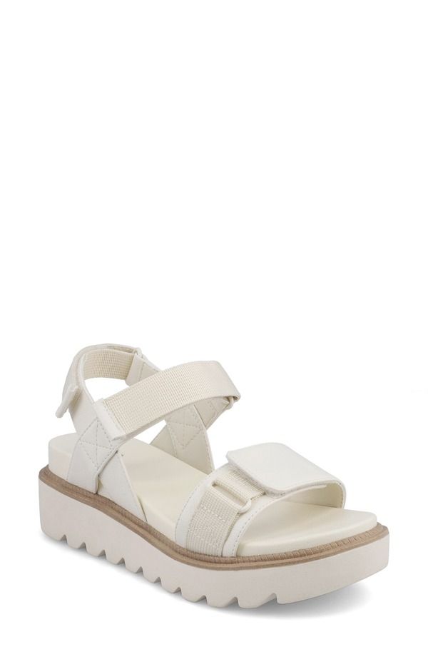 ミア レディース シューズ サンダル プラットフォーム アンクル MIA Jony Ankle Straplatform Sandal Bone