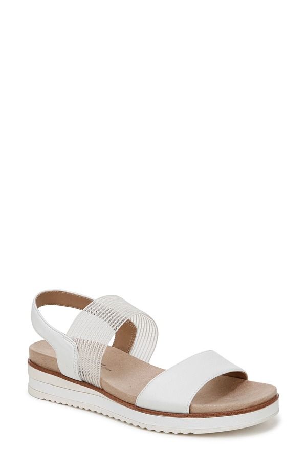 ライフストライド レディース シューズ ヒール サンダル LifeStride Zing Slingback Sandal White ホワイト