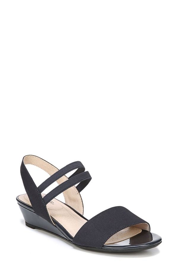 ライフストライド レディース シューズ サンダル LifeStride SHOES Yolo Wedge Sandal Navy ネイビー