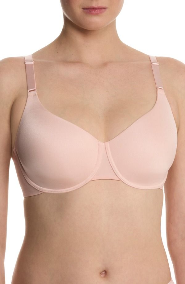 ナトリ レディース トップス Tシャツ Natori Liquid Full Fit Balconette TShirt Bra Peach Whip ピーチ