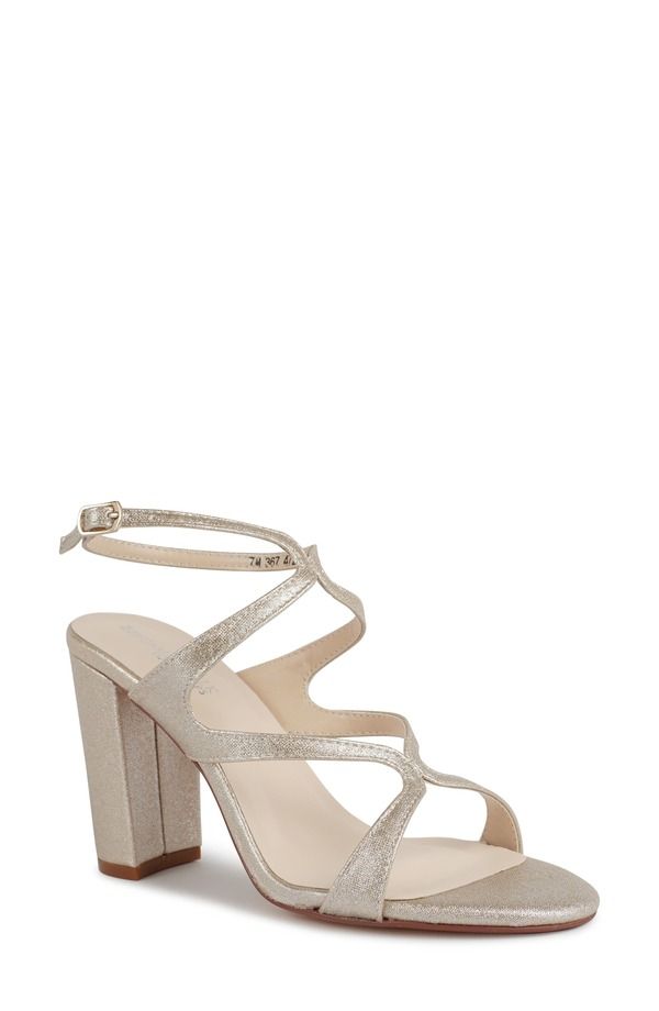 タッチアップ レディース シューズ ヒール サンダル アンクル Touch Upshiloh Ankle Strap Sandal Champagne シャンパン