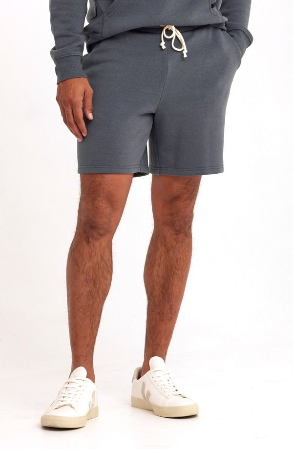 スレッズ・フォー・ソート メンズ ボトムス ハーフパンツ・ショーツ ショートパンツ フリース Threads 4 Thought Garrett Drawstring Fleece Shorts Raindrop
