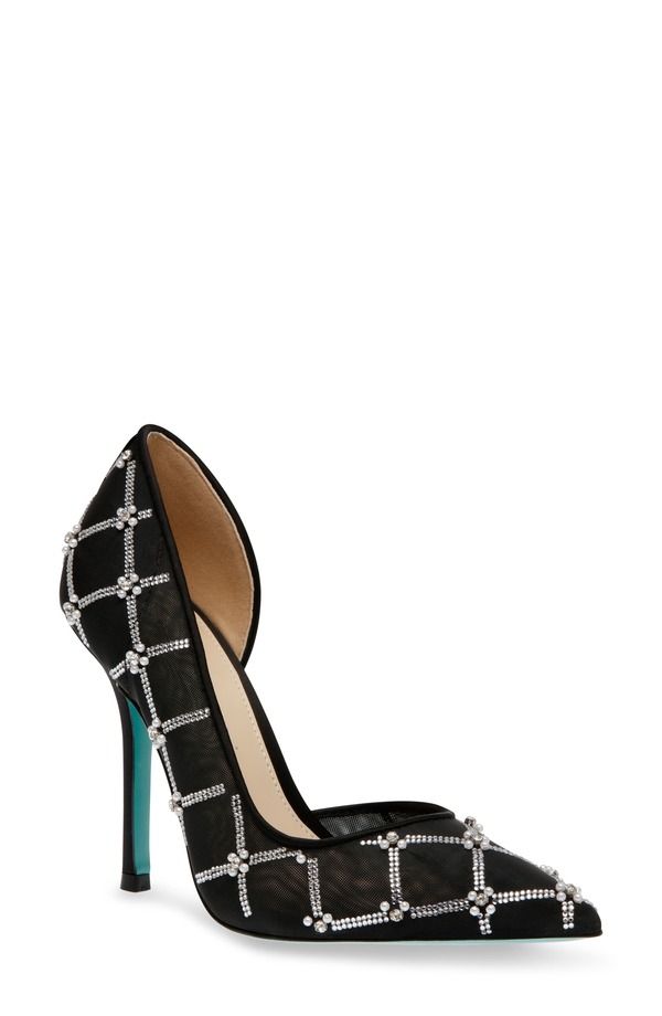 ベッツィジョンソン レディース シューズ パンプス Betsey Johnson Cruze Half DOrsay Pointed Toe Pump Black ブラック